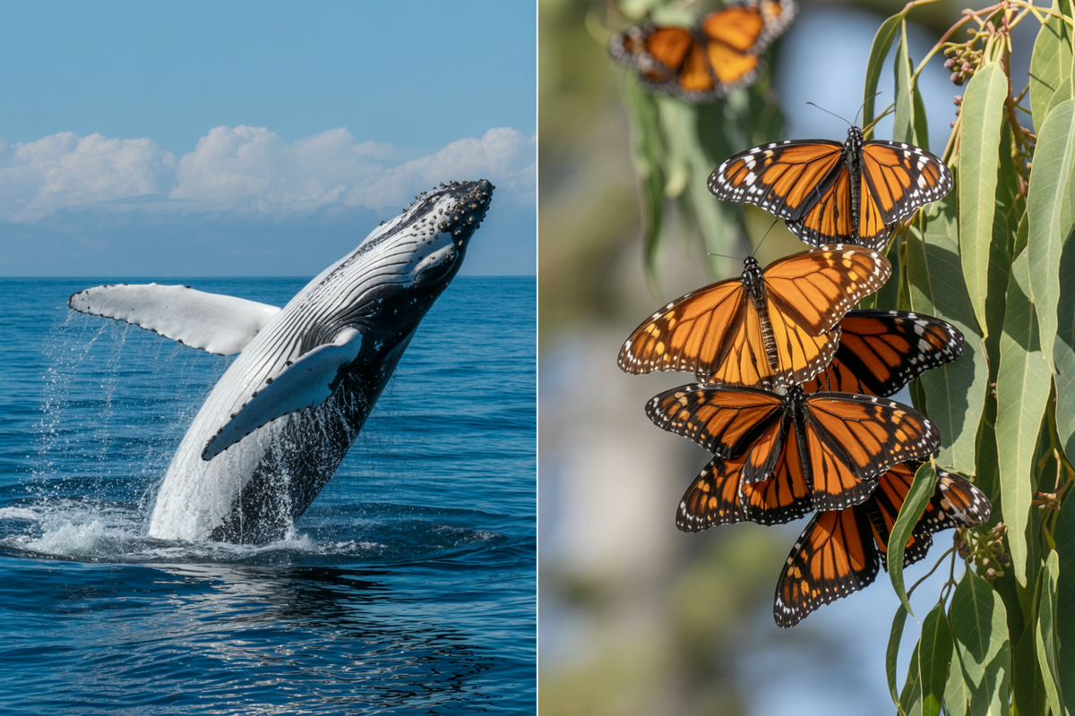 Whale Watching & Monarch Butterflies in Monterey Bay This Fall